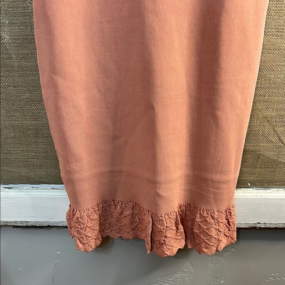 Hem & Thread- Pinky/ Mauve Knit Body-con Boutique Dress - Picture 5 of 7